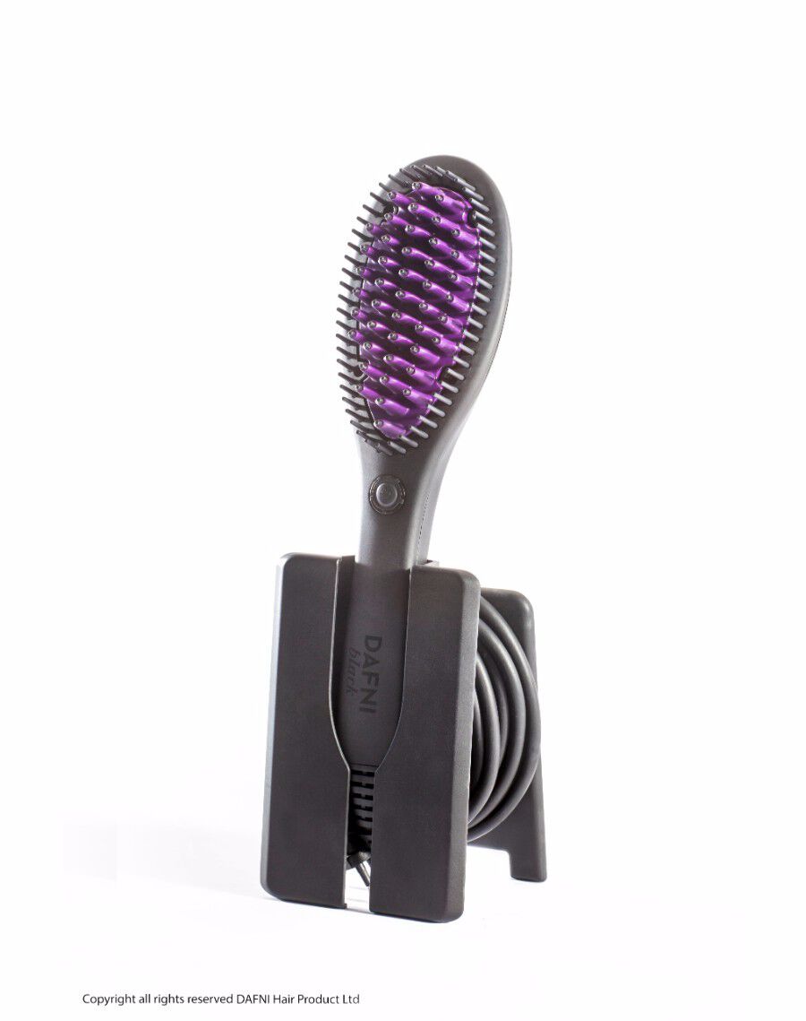 Dafni | Black Hair Straightening Brush | Shaver Shop